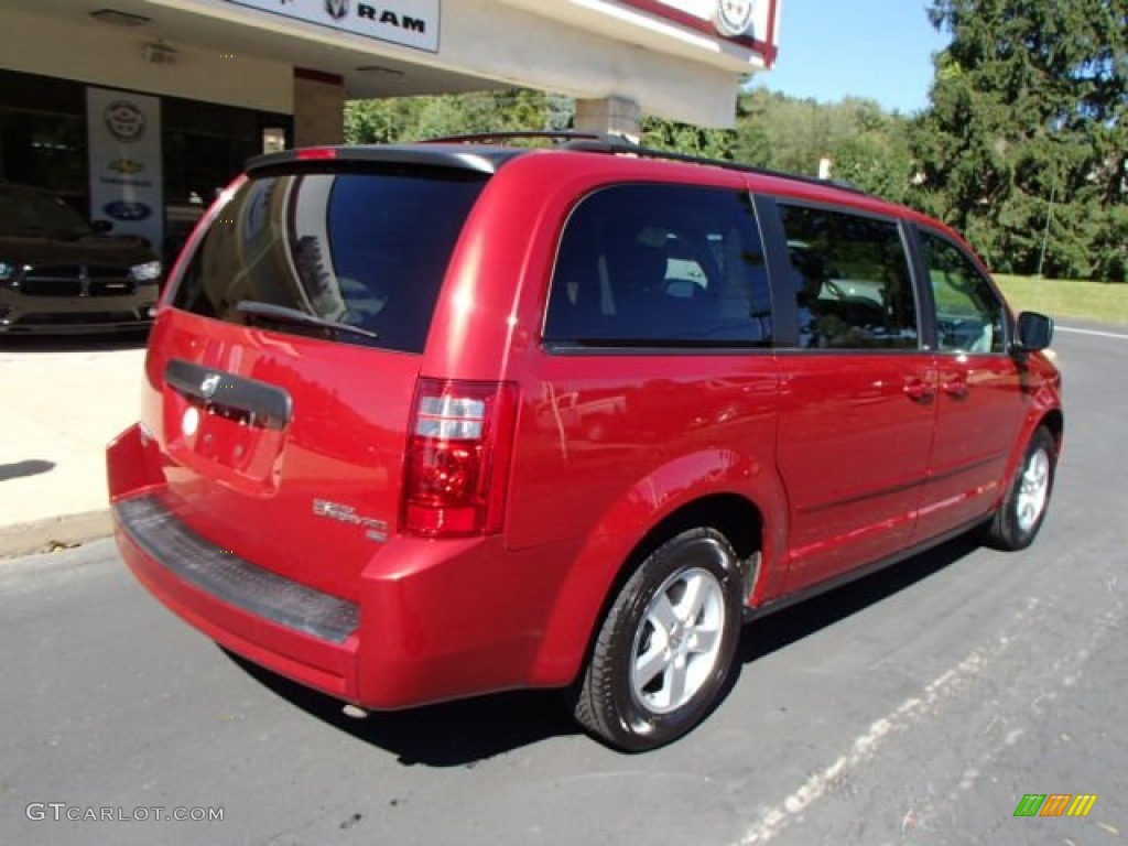 2010 Grand Caravan SE - Deep Cherry Red Crystal Pearl / Medium Slate Gray/Light Shale photo #8