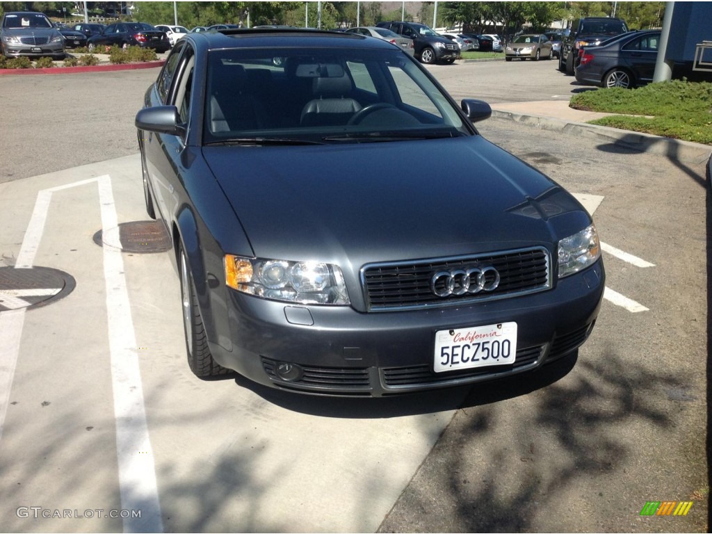 2003 A4 3.0 quattro Sedan - Dolphin Gray Pearl / Ebony photo #1