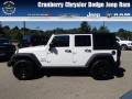 2014 Bright White Jeep Wrangler Unlimited Sport 4x4  photo #1