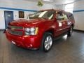 2013 Crystal Red Tintcoat Chevrolet Suburban LTZ 4x4  photo #3