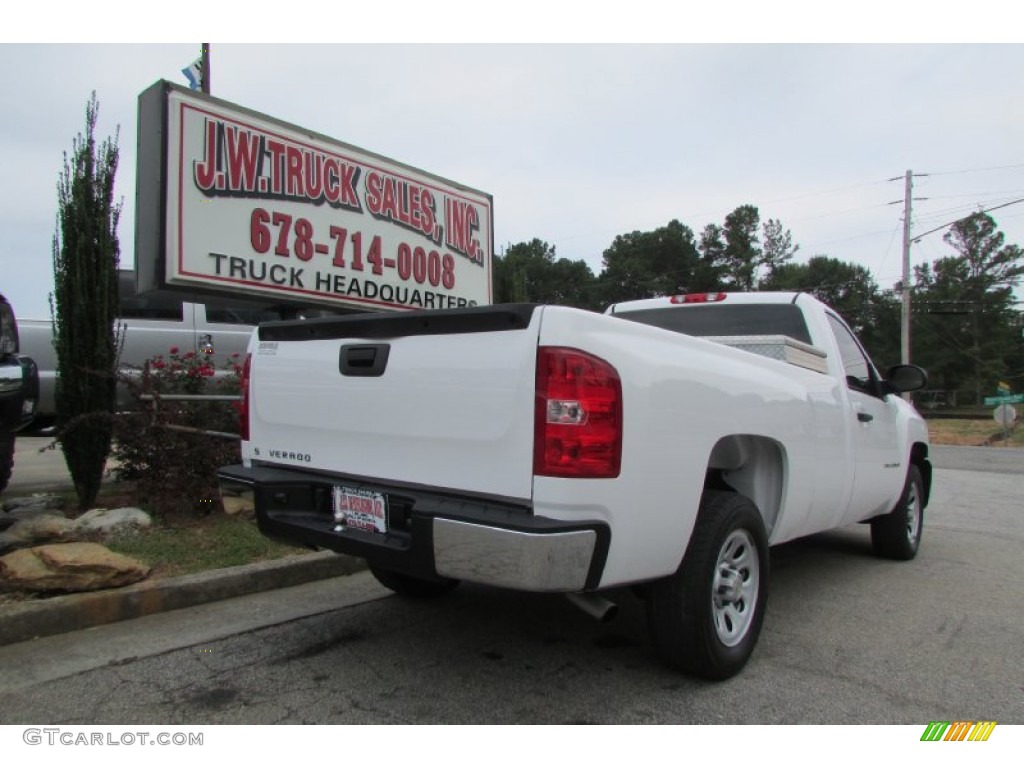 2009 Silverado 1500 Regular Cab - Summit White / Dark Titanium photo #8