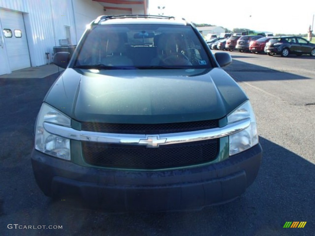 2005 Equinox LS AWD - Meander Green Metallic / Light Gray photo #3