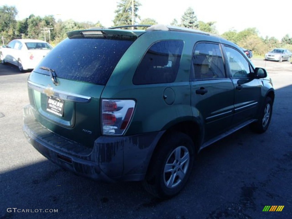 2005 Equinox LS AWD - Meander Green Metallic / Light Gray photo #5