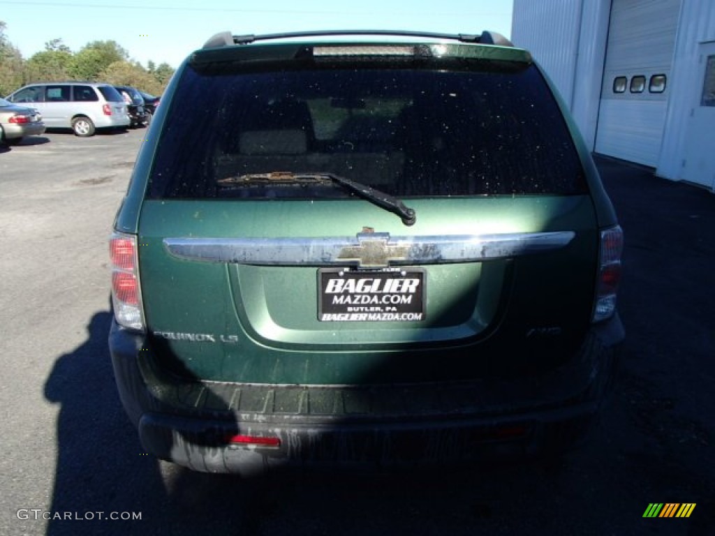 2005 Equinox LS AWD - Meander Green Metallic / Light Gray photo #6
