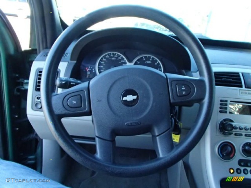 2005 Equinox LS AWD - Meander Green Metallic / Light Gray photo #13