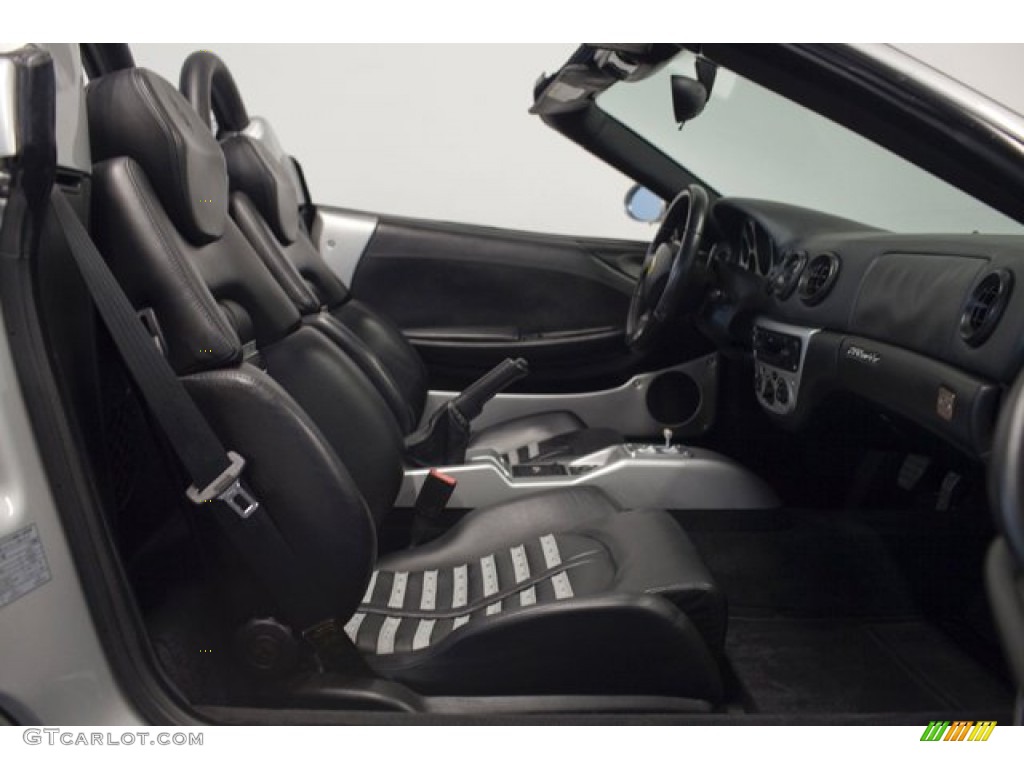 Black Interior 2002 Ferrari 360 Spider F1 Photo #85835104