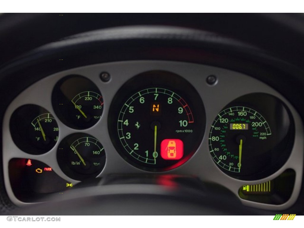 2002 Ferrari 360 Spider F1 Gauges Photos