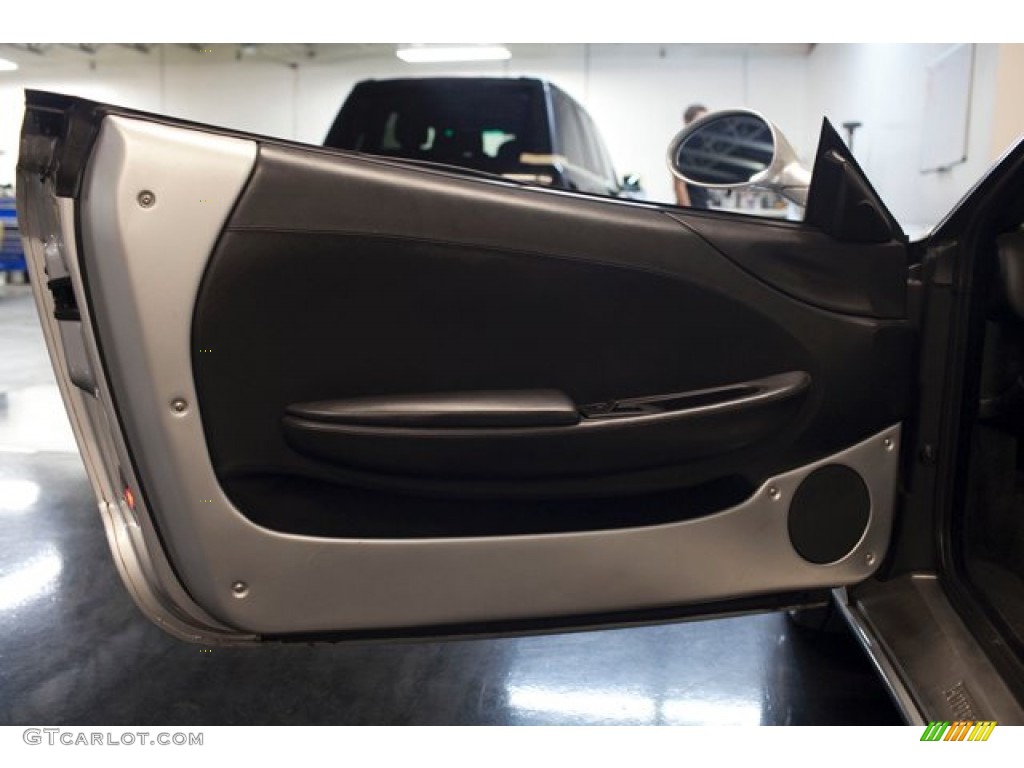 2002 Ferrari 360 Spider F1 Black Door Panel Photo #85835278