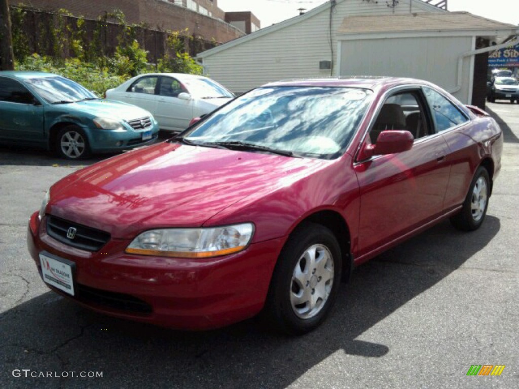 2000 Accord EX Coupe - San Marino Red / Ivory photo #1