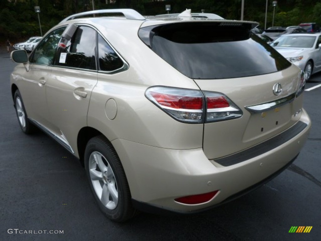 Satin Cashmere Metallic 2014 Lexus RX 350 AWD Exterior Photo #85835602