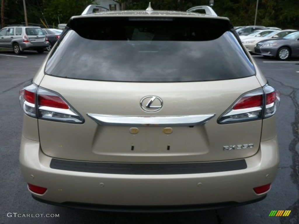 Satin Cashmere Metallic 2014 Lexus RX 350 AWD Exterior Photo #85835617