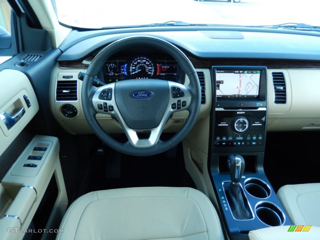 2014 Ford Flex Limited Dune Dashboard Photo #85835666