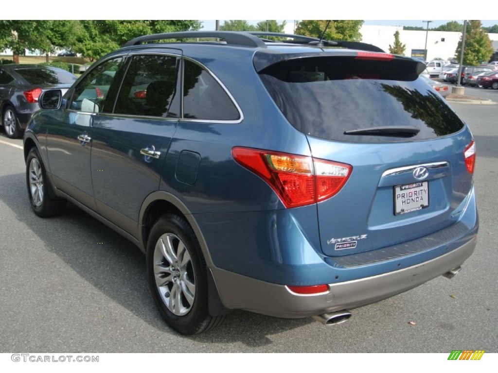 2012 Veracruz Limited AWD - Marine Blue / Black photo #4