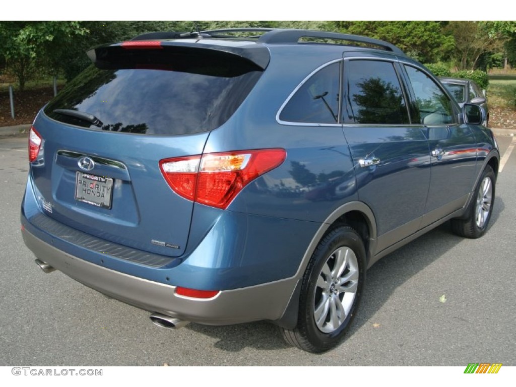 2012 Veracruz Limited AWD - Marine Blue / Black photo #5