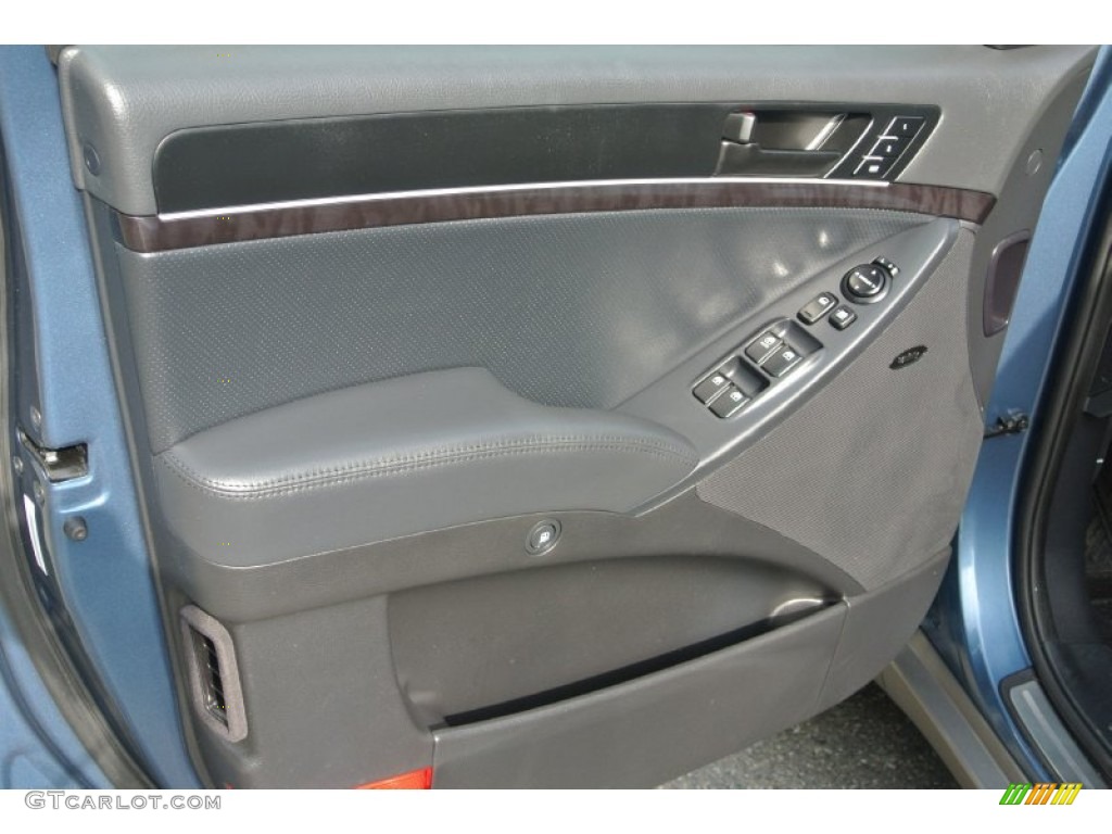 2012 Veracruz Limited AWD - Marine Blue / Black photo #10