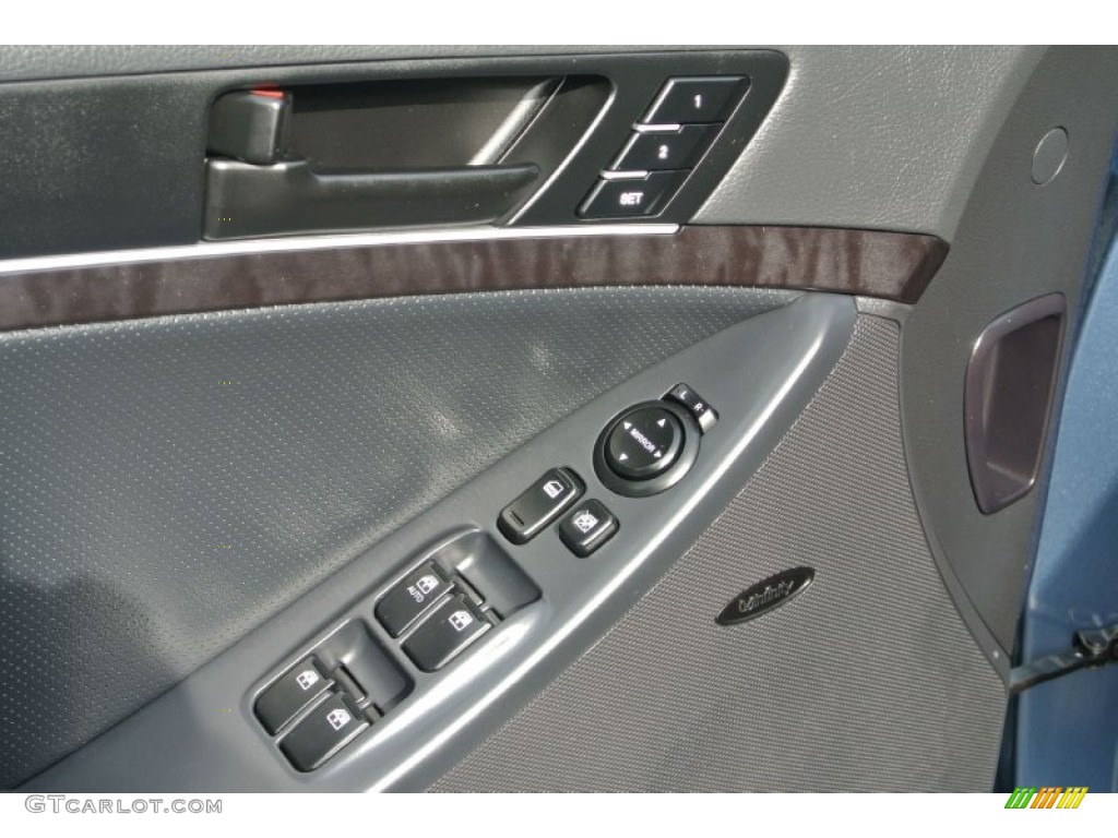 2012 Veracruz Limited AWD - Marine Blue / Black photo #11