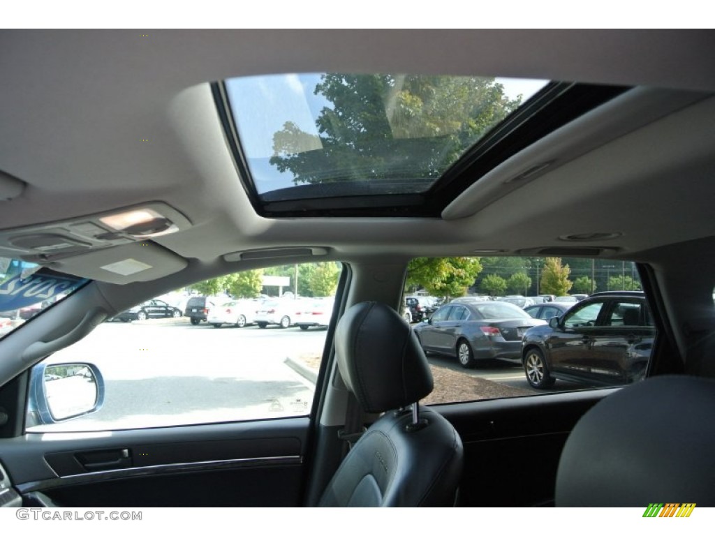 2012 Veracruz Limited AWD - Marine Blue / Black photo #12