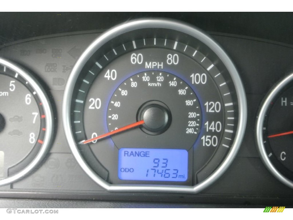 2012 Veracruz Limited AWD - Marine Blue / Black photo #18