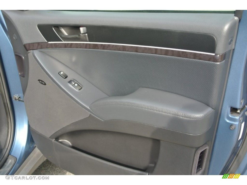 2012 Veracruz Limited AWD - Marine Blue / Black photo #24