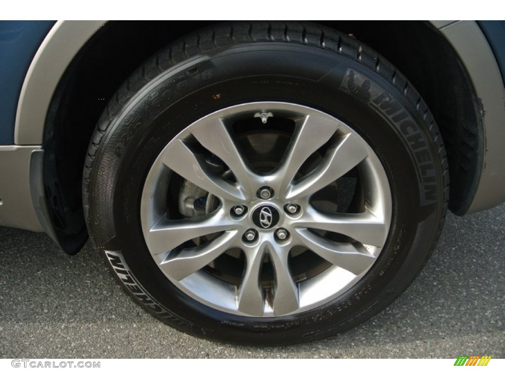 2012 Veracruz Limited AWD - Marine Blue / Black photo #26