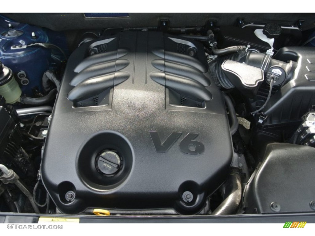 2012 Veracruz Limited AWD - Marine Blue / Black photo #27