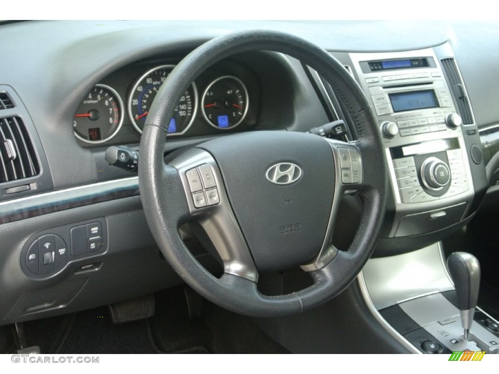 2012 Veracruz Limited AWD - Marine Blue / Black photo #28