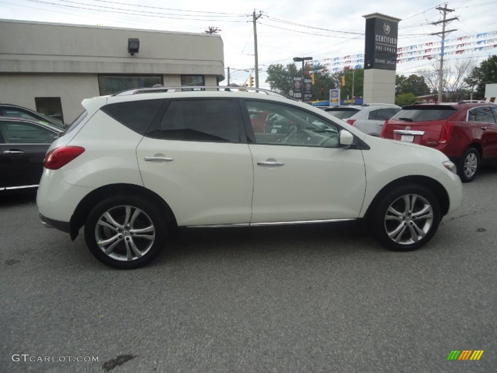 2009 Murano LE AWD - Glacier Pearl / Beige photo #5