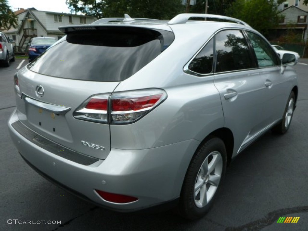 2013 RX 350 AWD - Silver Lining Metallic / Black/Ebony Birds Eye Maple photo #4