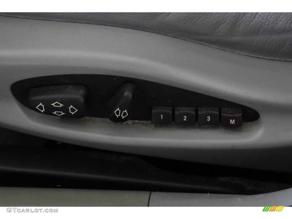 2002 3 Series 325i Sedan - Titanium Silver Metallic / Grey photo #15