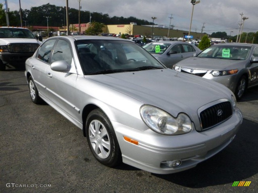 2004 Sonata  - Brilliant Silver / Black photo #5