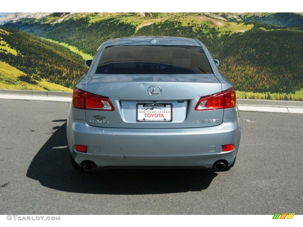 2010 IS 250 AWD - Cerulean Blue Metallic / Ecru Beige photo #8
