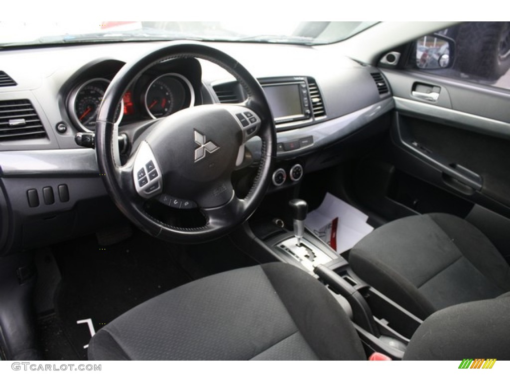 2008 Lancer GTS - Aqua Metallic / Black photo #5