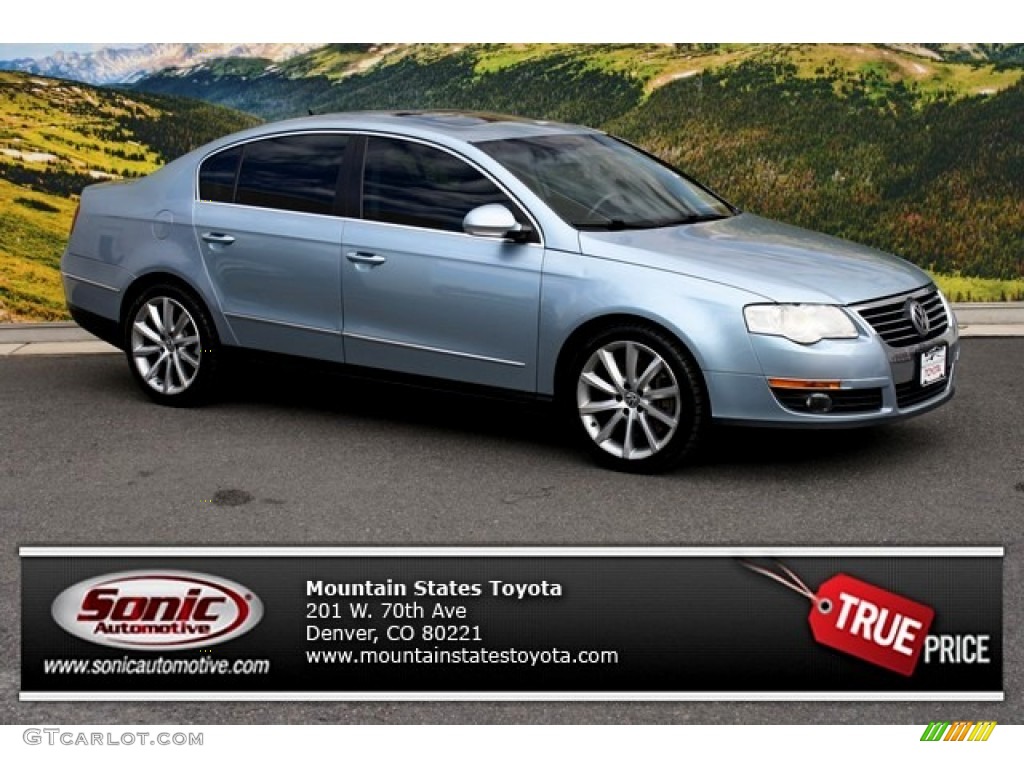 Arctic Blue Silver Volkswagen Passat