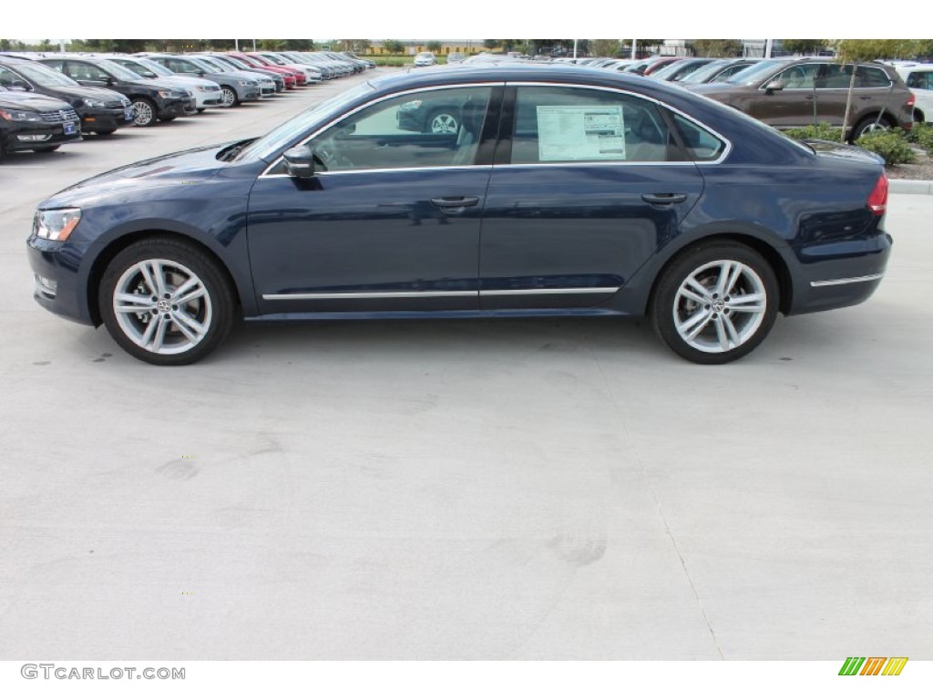 Night Blue Metallic 2014 Volkswagen Passat 1.8T SEL Premium Exterior Photo #85841212