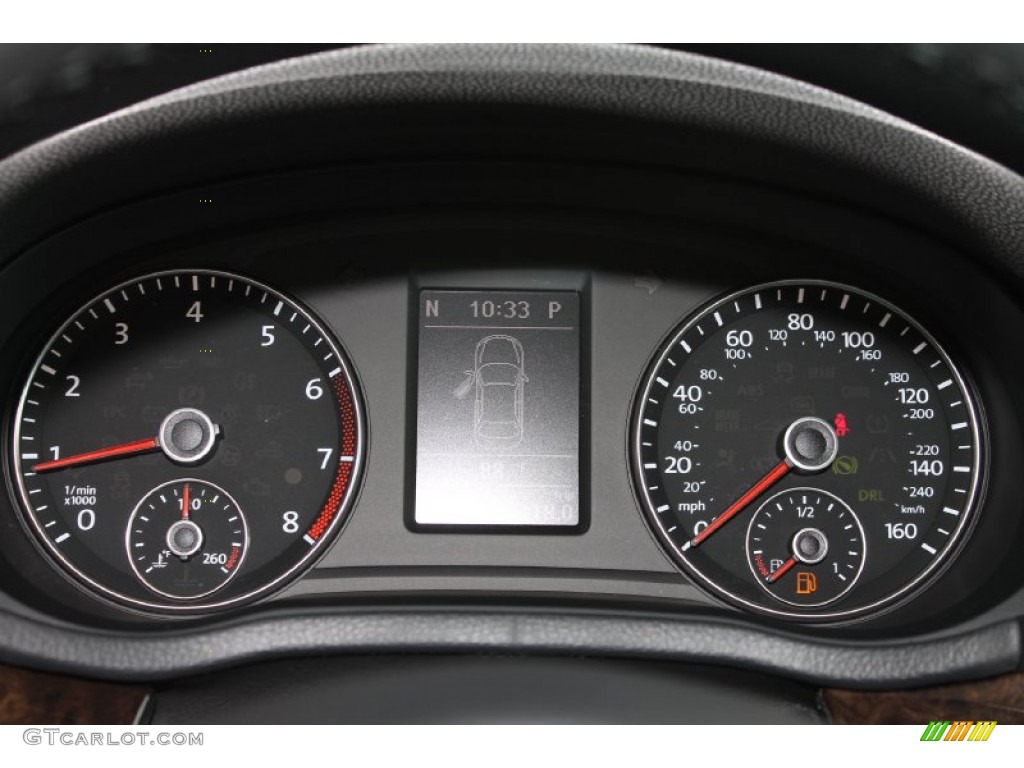 2014 Volkswagen Passat 1.8T SEL Premium Gauges Photo #85841698