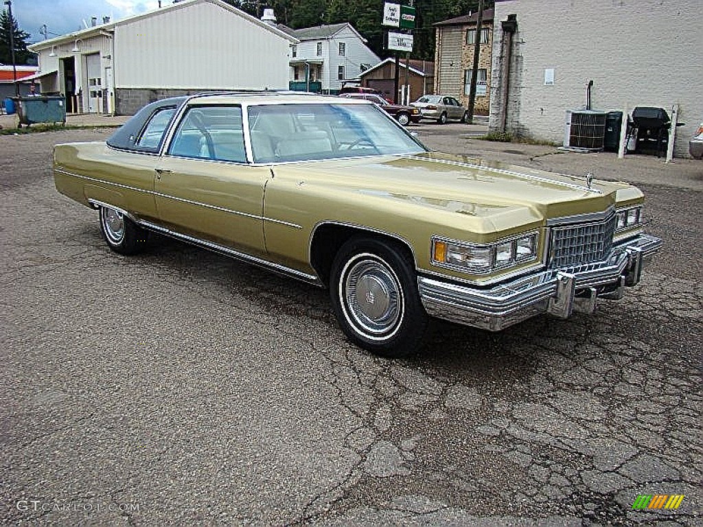 1976 DeVille Coupe - Florentine Gold Firemist / Light Ivory-Gold photo #10