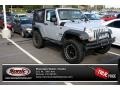 2008 Bright Silver Metallic Jeep Wrangler X 4x4  photo #1