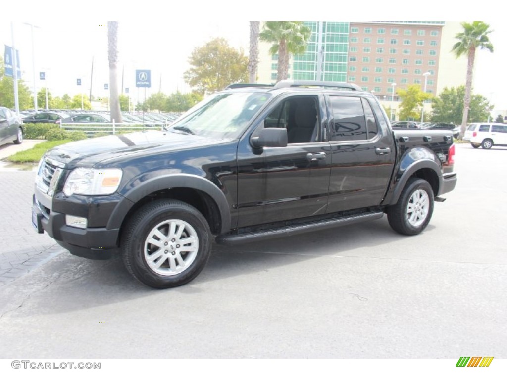 Black Pearl Slate Metallic 2009 Ford Explorer Sport Trac XLT V8 4x4 Exterior Photo #85842913