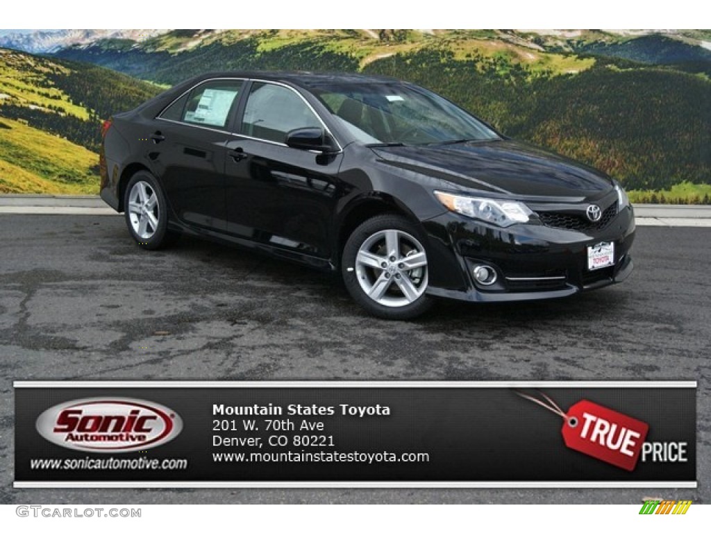 2014 Camry SE - Attitude Black Metallic / Black photo #1