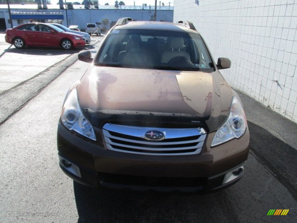 2011 Outback 2.5i Premium Wagon - Caramel Bronze Pearl / Warm Ivory photo #4