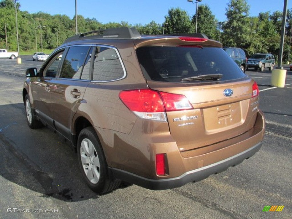 2011 Outback 2.5i Premium Wagon - Caramel Bronze Pearl / Warm Ivory photo #6