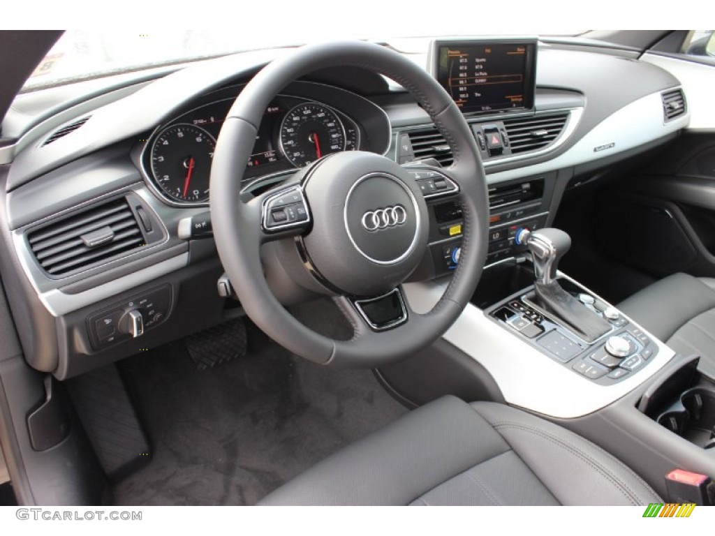 Black Interior 2014 Audi A7 3.0T quattro Prestige Photo #85845417