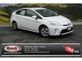 2013 Blizzard White Pearl Toyota Prius Three Hybrid  photo #1