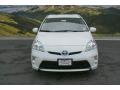 2013 Blizzard White Pearl Toyota Prius Three Hybrid  photo #2