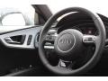 Black 2014 Audi A7 3.0T quattro Prestige Steering Wheel