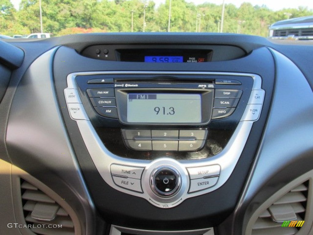 2011 Elantra Limited - Pearl White / Beige photo #17