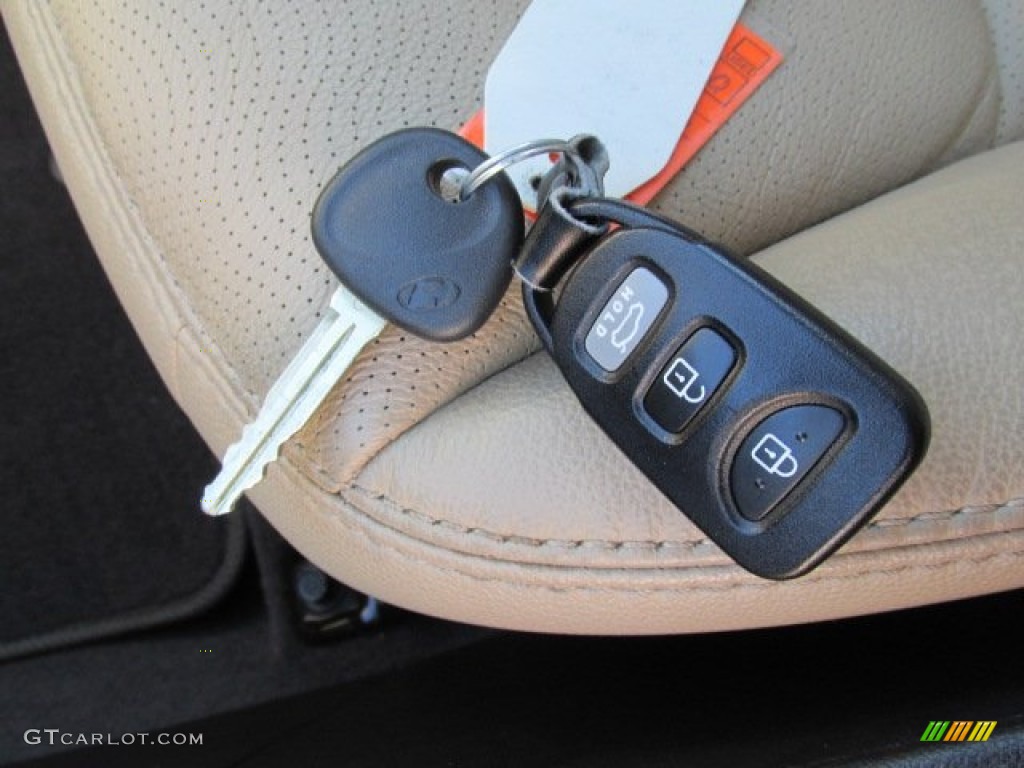 2011 Elantra Limited - Pearl White / Beige photo #23