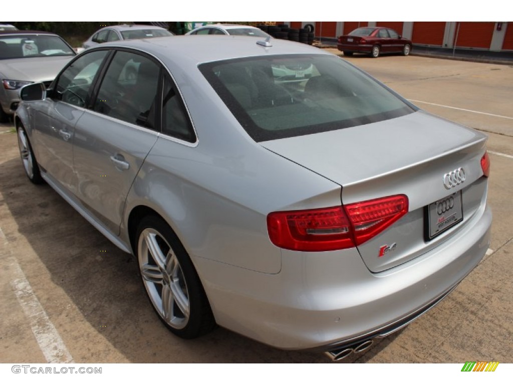 2014 S4 Premium plus 3.0 TFSI quattro - Ice Silver Metallic / Black/Magma Red photo #5