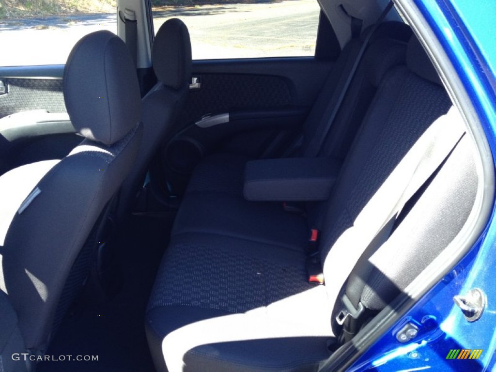2008 Sportage LX V6 4x4 - Smart Blue Metallic / Black photo #7