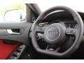 Black/Magma Red Steering Wheel Photo for 2014 Audi S4 #85848313